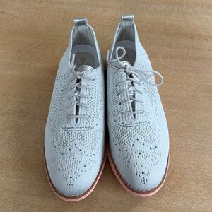 Cole Haan Knit Original Grand Light Grey Oxfords